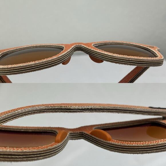 RayBan Original Wayfarer Denim Orange Sunglasses Handmade in Italy summer spring - Picture 9 of 10